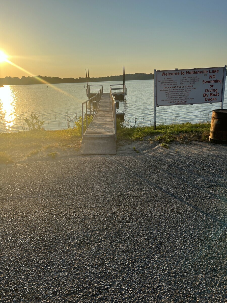 Holdenville City Lake