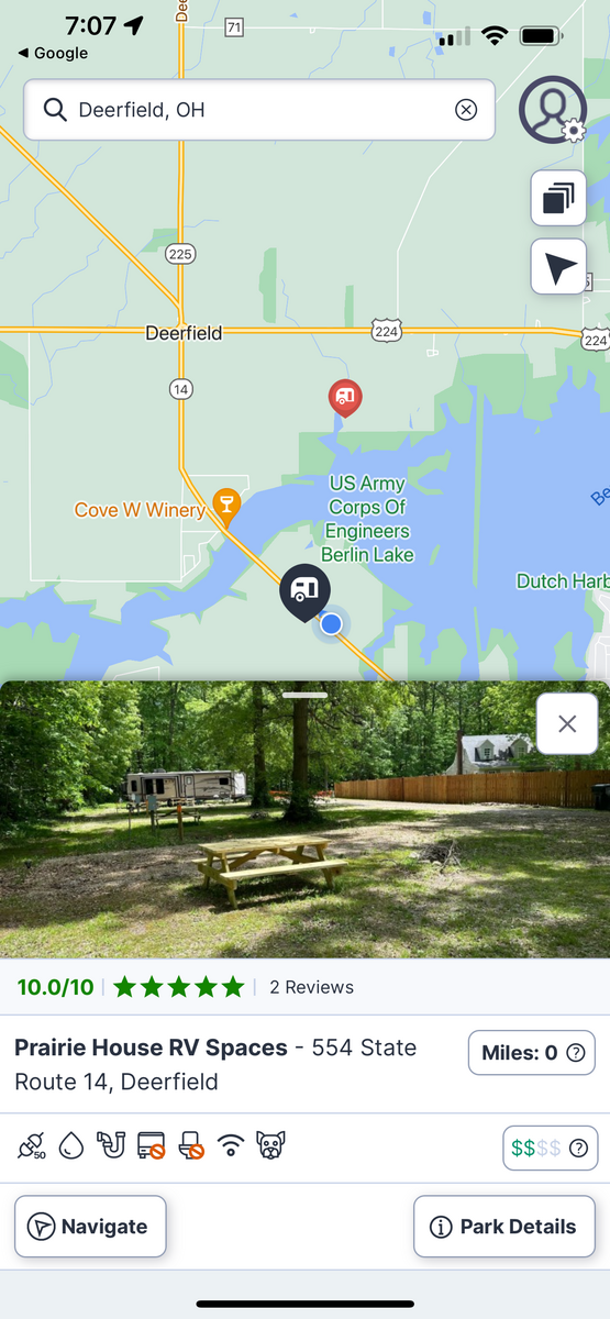 Prairie House RV Spaces